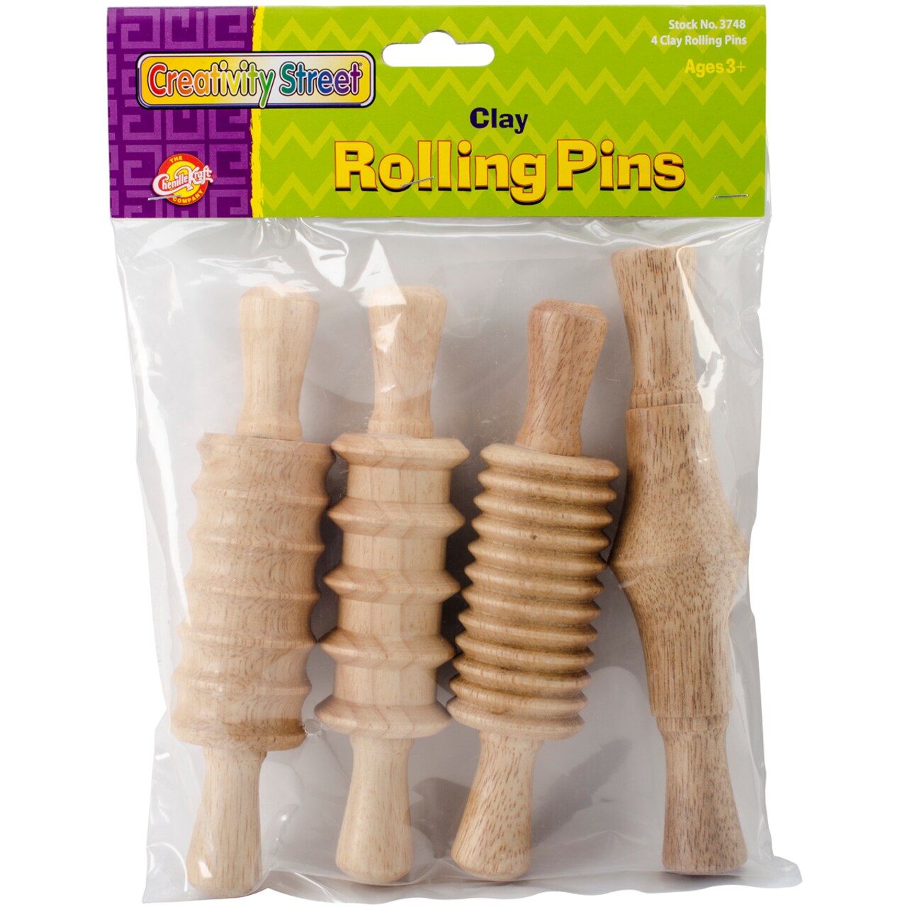 Modeling Clay Rolling Pins 4/Pkg